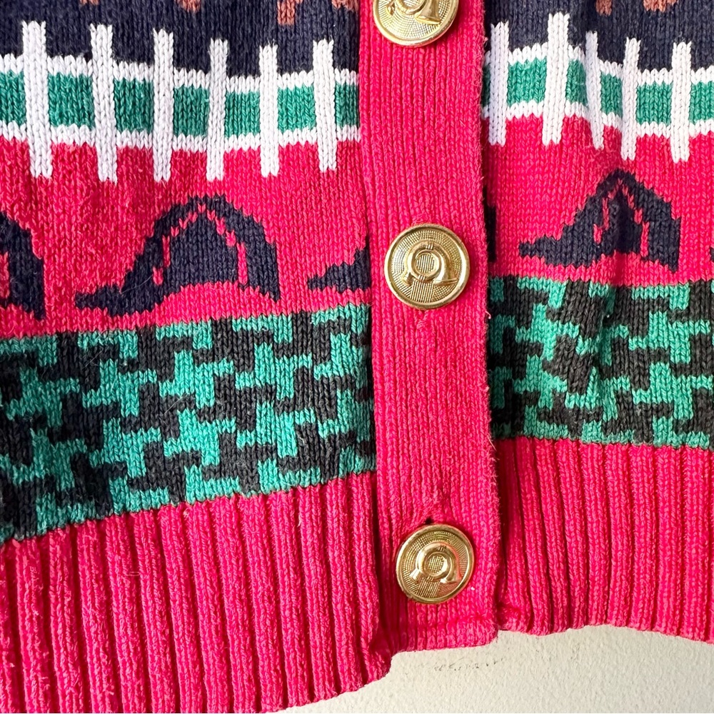 Warm Heart Horse Print Sweater - Picture 4 of 7